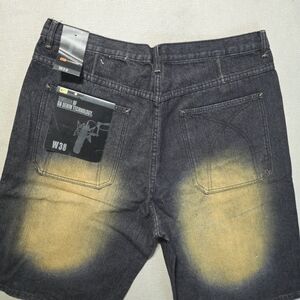 Godbody Jean's Men's Black Demin Baggy Size 38